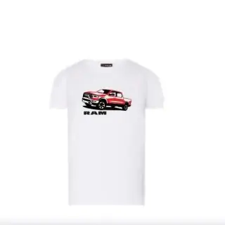 Pánské tričko  originál DODGE RAM, RAM white 