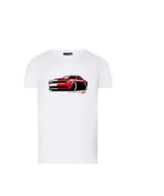 Originál tričko Dodge Challenger white