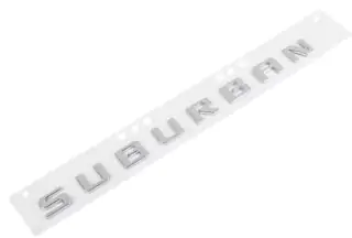 SUBURBAN - chromový nápis zadní dveře 