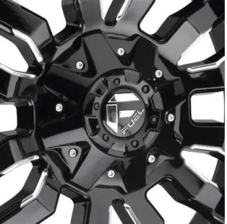 Kolo 22X10 - Alloy wheel D595 Sledge Gloss Black Milled