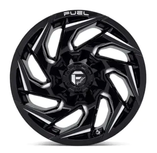 Kolo 22x10 - Alloy wheel D753 Reaction Gloss Black Milled 