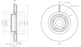 Brzdový kotouč - přední