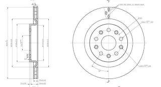 Brzdový kotouč - zadní