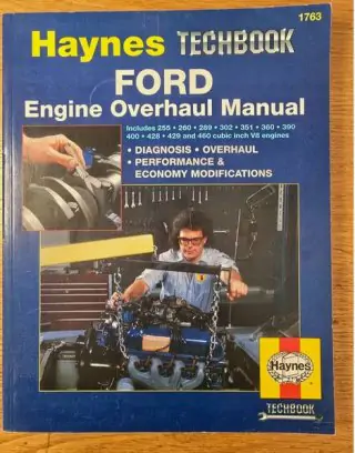 FORD ENGINE OVERHAUL MANUAL - servisní manuál