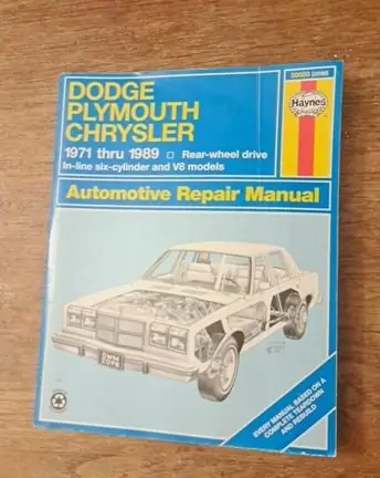 1971 - 1989 DODGE, PLYMOUTH, CHRYSLER - servisní manuál