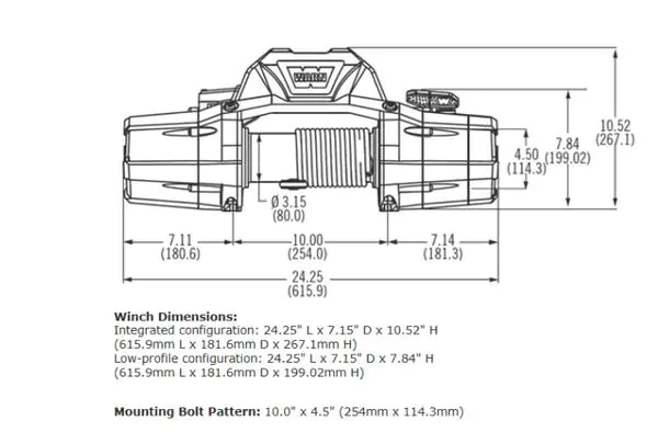 Naviják  WARN 88990 ZEON 10