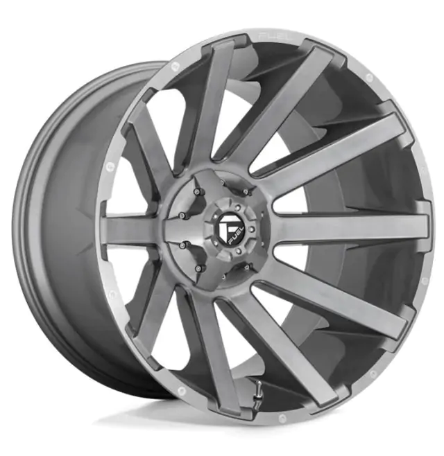 Kolo 20X9 - Alloy wheel D714 Contra Platinum Brushed GUN Metal Tinted Clear