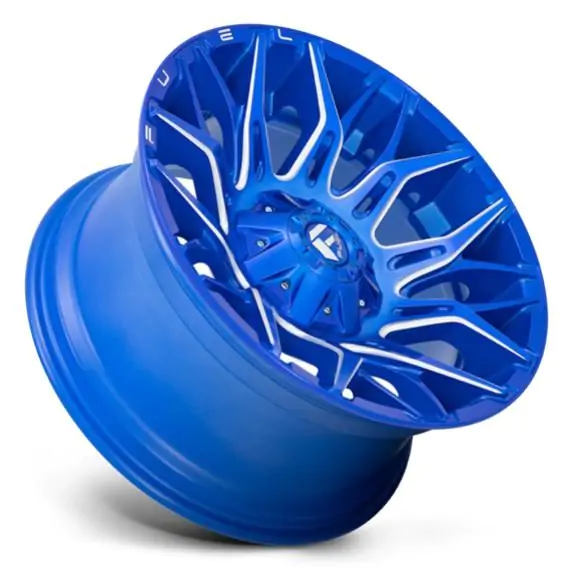 Kolo 22X10 - Alloy wheel D770 Twitch Anodized Blue Milled Fuel