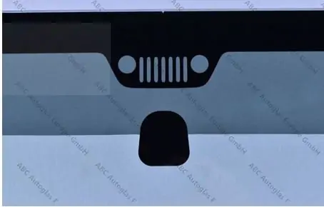 2007 - 17 Jeep Wranger - Čelní okno