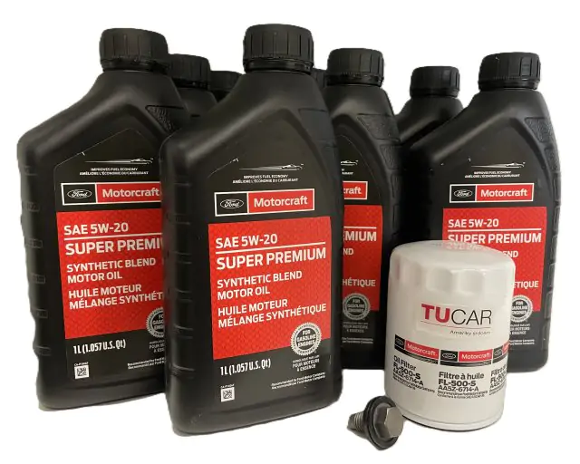 Sada Motorcraft oleje 5W20 2011-2017 Mustang 5.0L