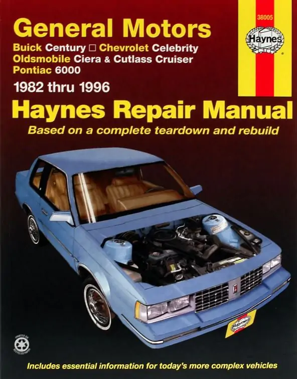 1982 - 1996 GENERAL MOTORS BUICK, CHEVROLET, OLDSMOBILE, PONTIAC - servisní manuál